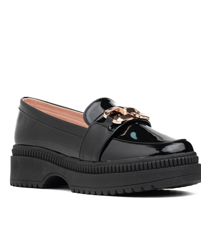 Mocasin Steelex - Negro Charol