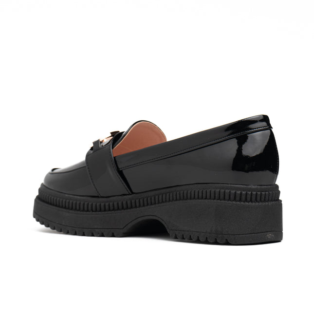 Mocasin Steelex - Negro Charol