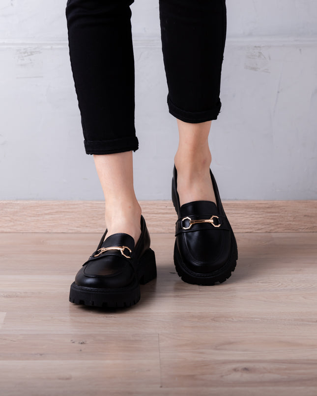 Mocasin Tarento 2  - Negro Cuero