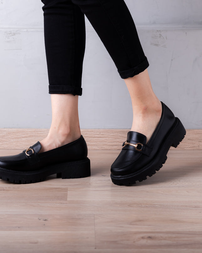 Mocasin Tarento 2  - Negro Cuero