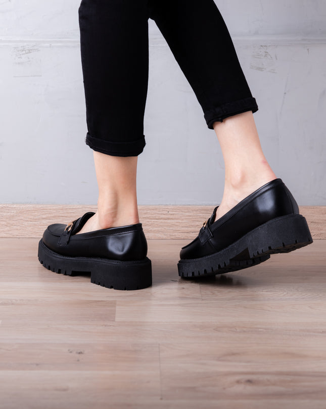 Mocasin Tarento 2  - Negro Cuero