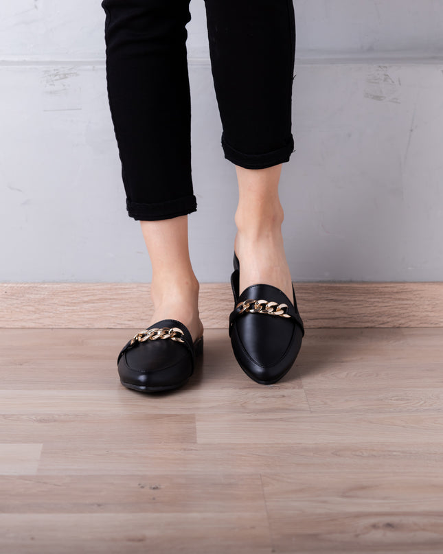 Sandalia Zurich - Negro Cuero
