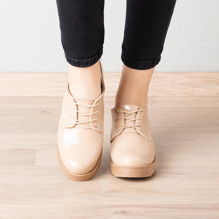 Mocasin Fenrir - Beige Charol