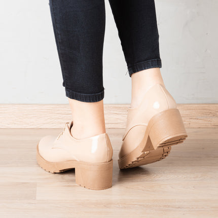 Mocasin Fenrir - Beige Charol
