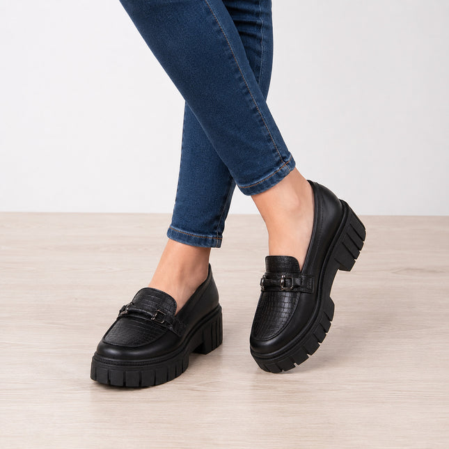 Mocasines Mujer Cannes - Negro