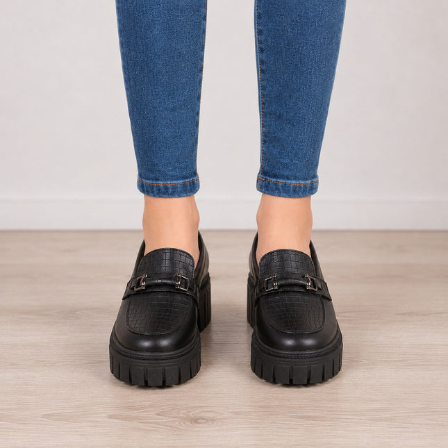 Mocasines Mujer Cannes - Negro