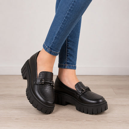 Mocasines Mujer Cannes - Negro