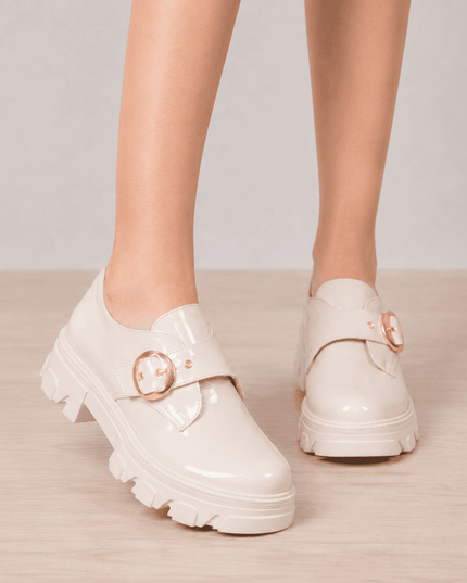 Mocasines Mujer Esmirna - Nude
