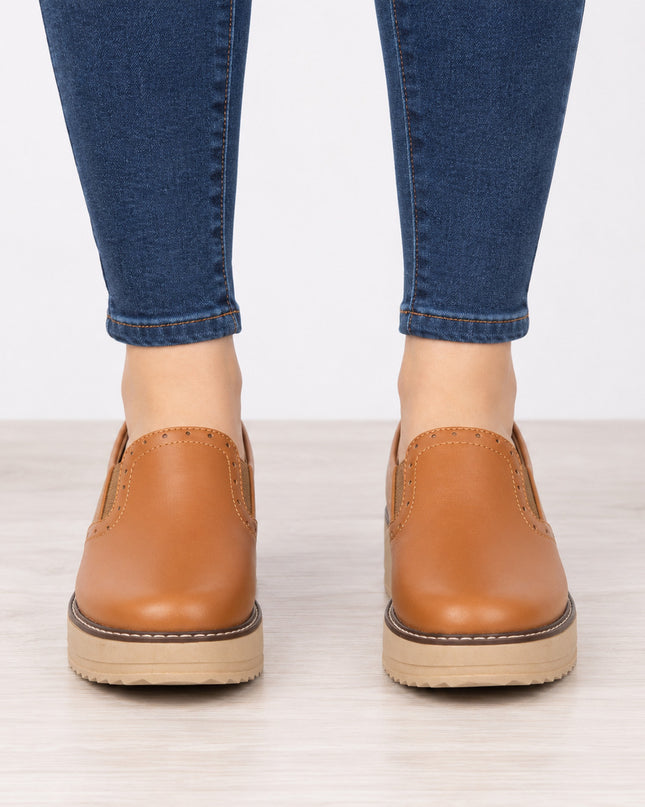 Mocasines Mujer Ferrara - Camel