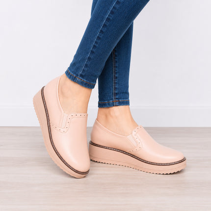 Mocasines Mujer Ferrara - Palo Rosa