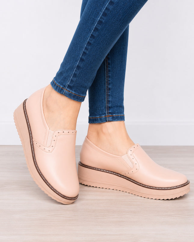 Mocasines Mujer Ferrara - Palo Rosa