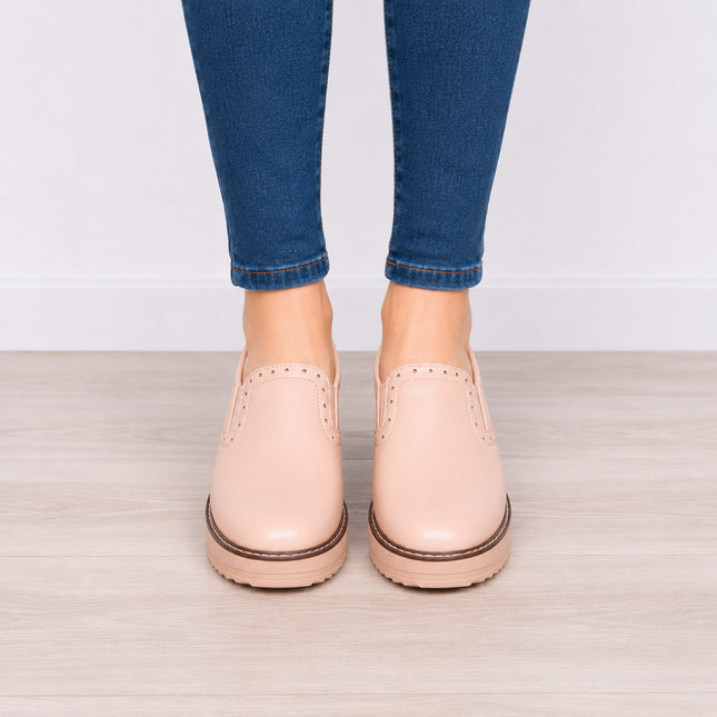 Mocasines Mujer Ferrara - Palo Rosa