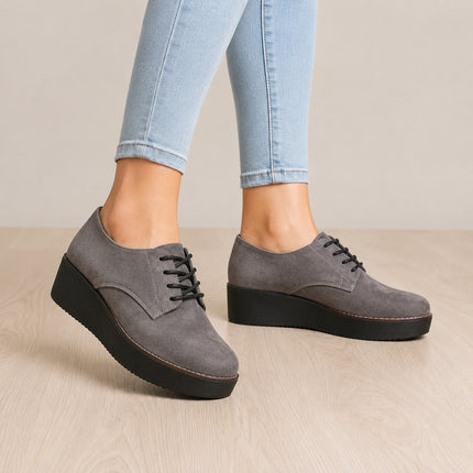 Mocasines Mujer Kenia - Plomo