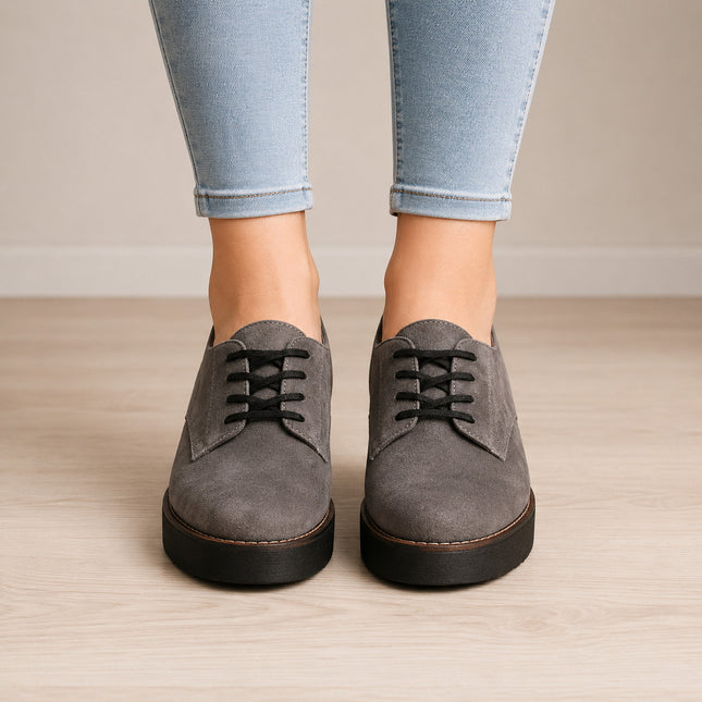 Mocasines Mujer Kenia - Plomo