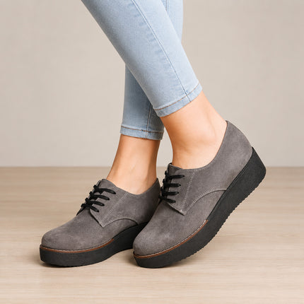 Mocasines Mujer Kenia - Plomo