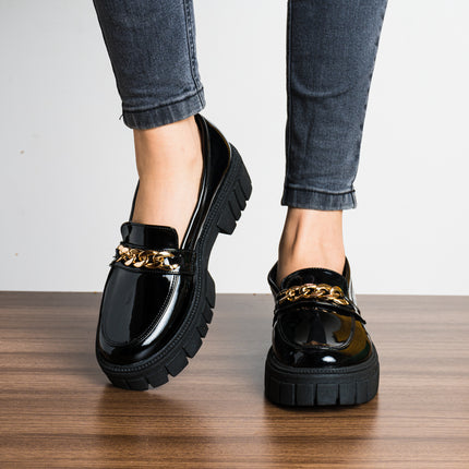 Mocasin Pistoya - Negro Charol