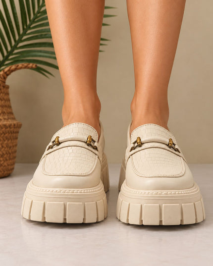 Mocasines Mujer Cannes - Hueso