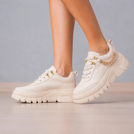 Zapatillas Urbanas Mujer Montpelier - Beige