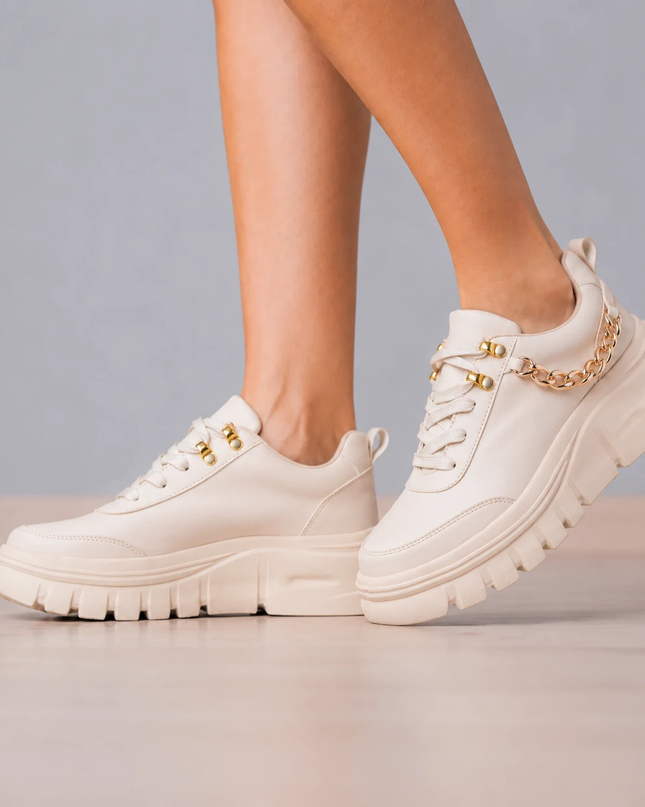 Zapatillas Urbanas Mujer Montpelier - Beige