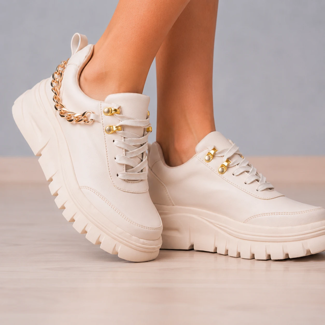 Zapatillas Urbanas Mujer Montpelier - Beige