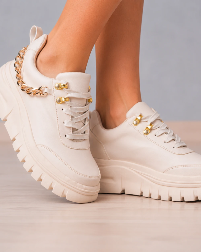 Zapatillas Urbanas Mujer Montpelier - Beige