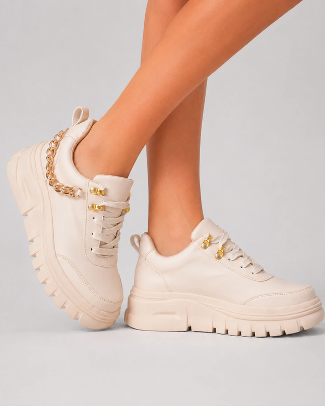 Zapatillas Urbanas Mujer Montpelier - Beige