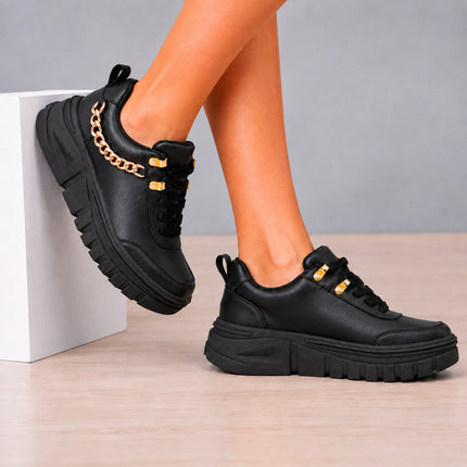 Zapatillas Urbanas Mujer Montpelier - Negro