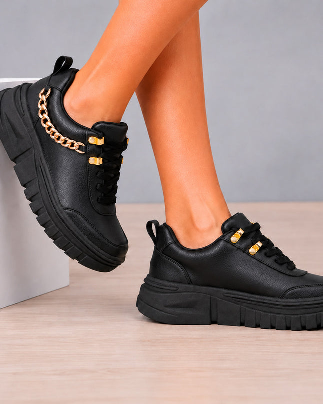 Zapatillas Urbanas Mujer Montpelier - Negro