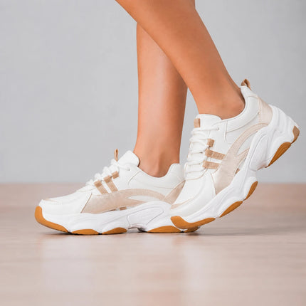 Zapatillas Urbanas Mujer Munich - Beige