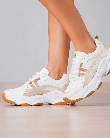 Zapatillas Urbanas Mujer Munich - Beige