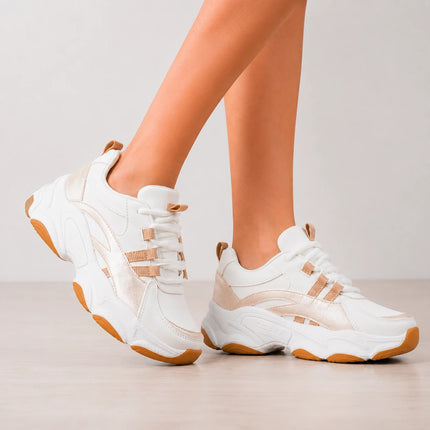 Zapatillas Urbanas Mujer Munich - Beige