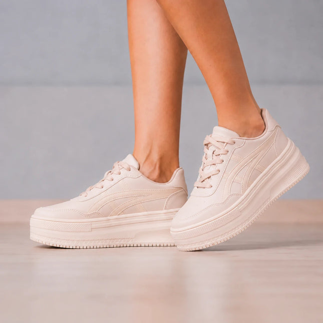 Zapatillas Urbanas Mujer Namur  - Beige