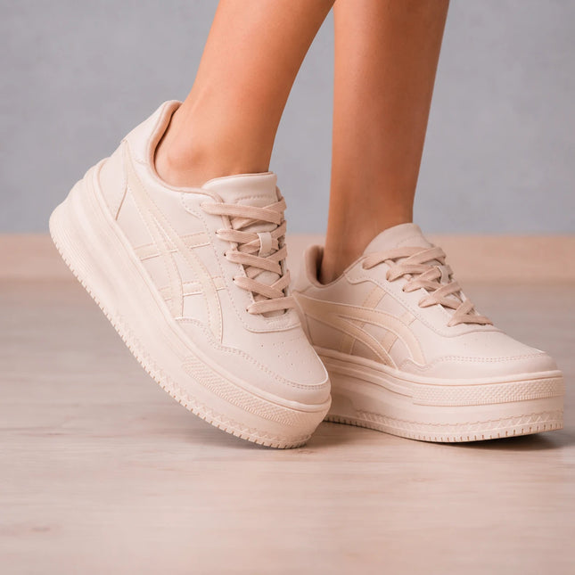Zapatillas Urbanas Mujer Namur  - Beige
