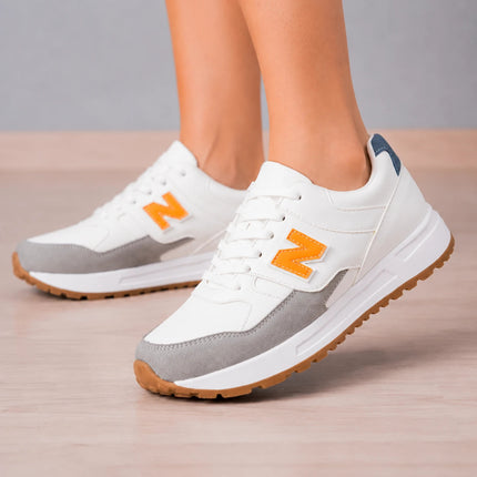 Zapatillas Urbanas Mujer Nebula - Anaranjado