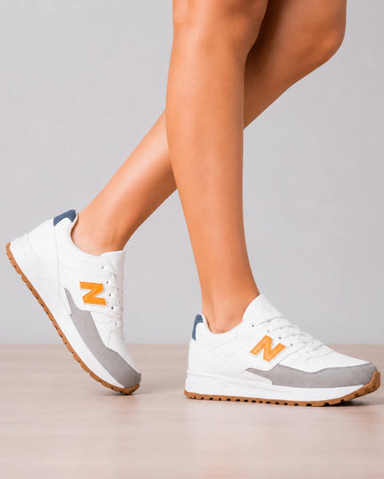 Zapatillas Urbanas Mujer Nebula - Anaranjado