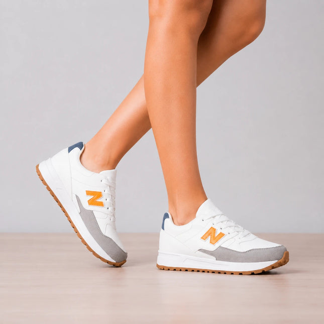 Zapatillas Urbanas Mujer Nebula - Anaranjado