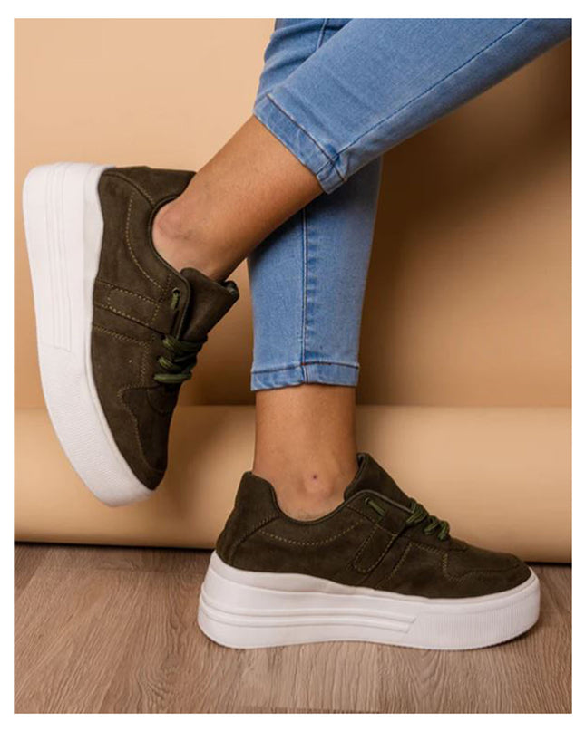 Zapatilla Oporto - Verde Oscuro