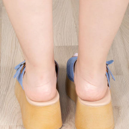 Sandalias Casuales Mujer Oradea -  Celeste