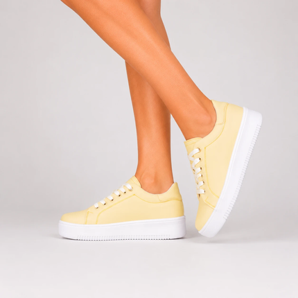 Zapatillas Urbanas Mujer Orlando - Amarillo
