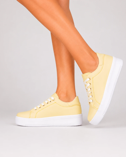 Zapatillas Urbanas Mujer Orlando - Amarillo