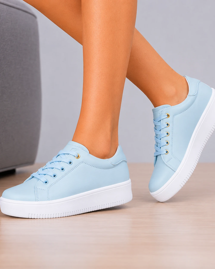 Zapatillas Urbanas Mujer Orlando - Celeste