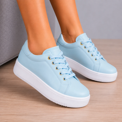 Zapatillas Urbanas Mujer Orlando - Celeste
