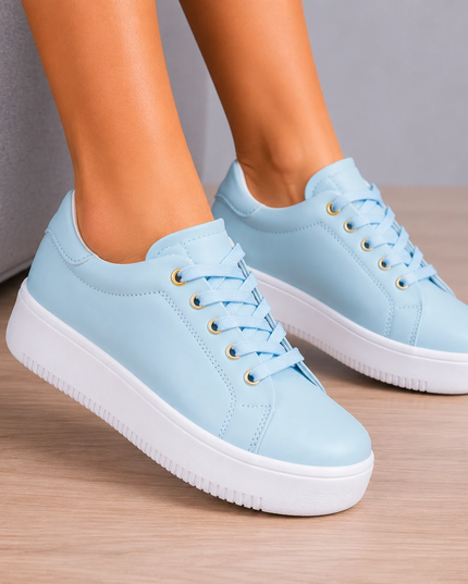 Zapatillas Urbanas Mujer Orlando - Celeste