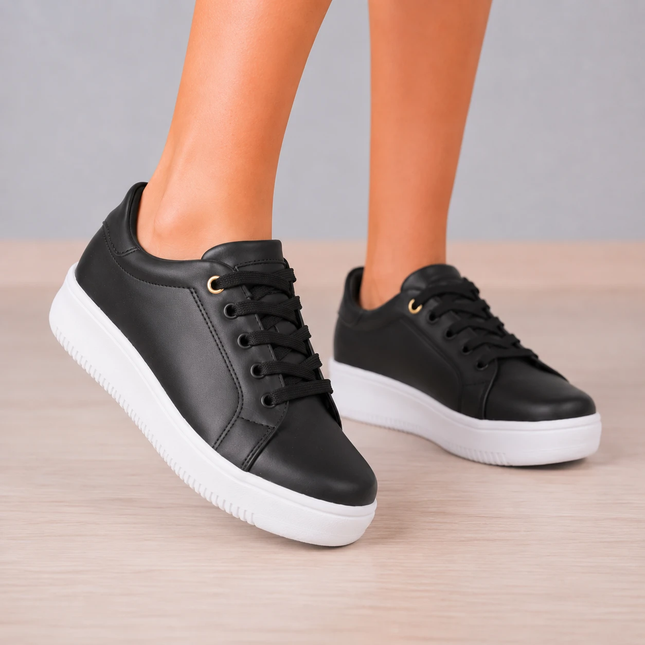 Zapatillas Urbanas Mujer Orlando - Negro