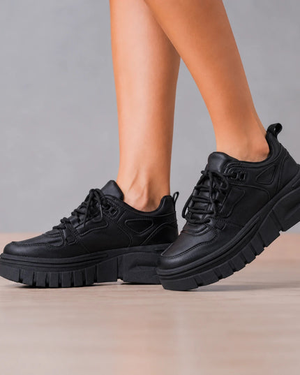 Zapatillas Urbanas Mujer Pattaya - Negro