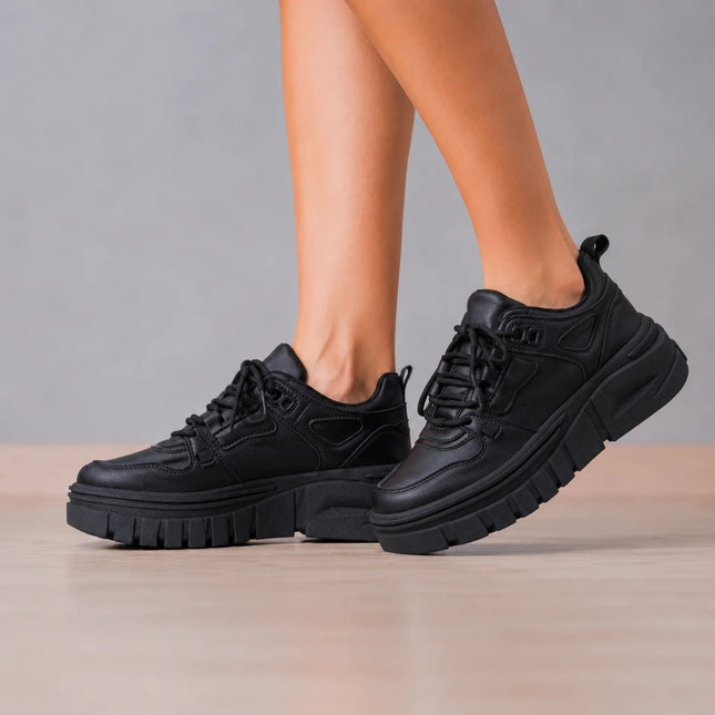 Zapatillas Urbanas Mujer Pattaya - Negro