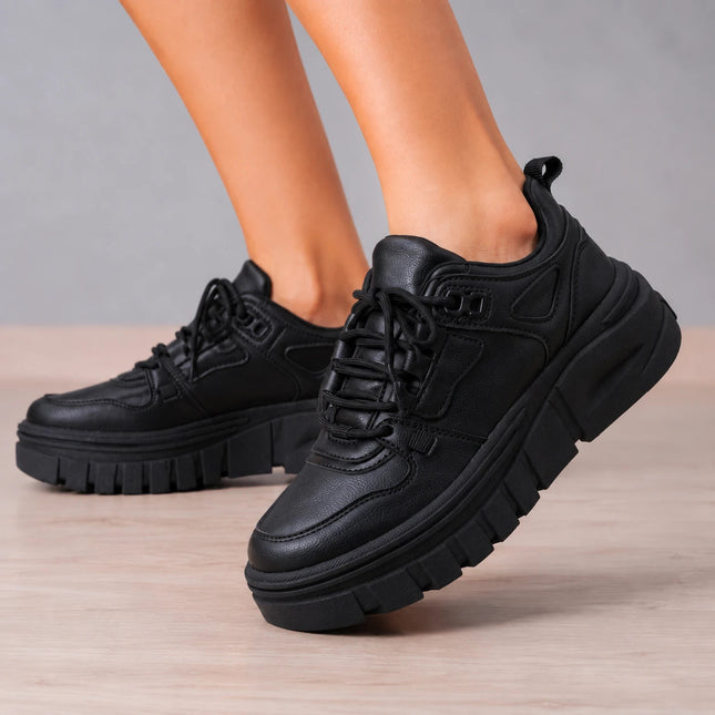 Zapatillas Urbanas Mujer Pattaya - Negro
