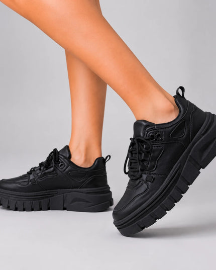 Zapatillas Urbanas Mujer Pattaya - Negro