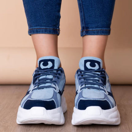 Zapatillas Urbanas Mujer Perth - Azul 2