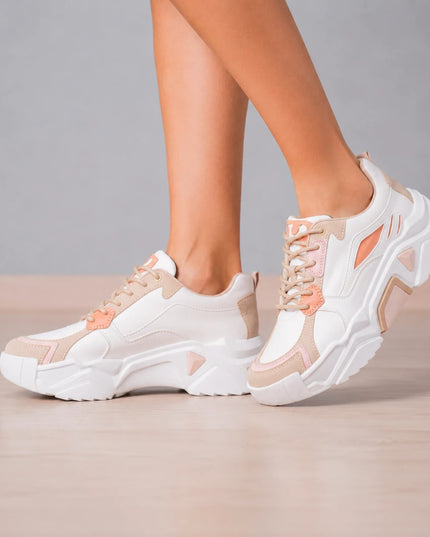 Zapatillas Urbanas Mujer Perth - Beige